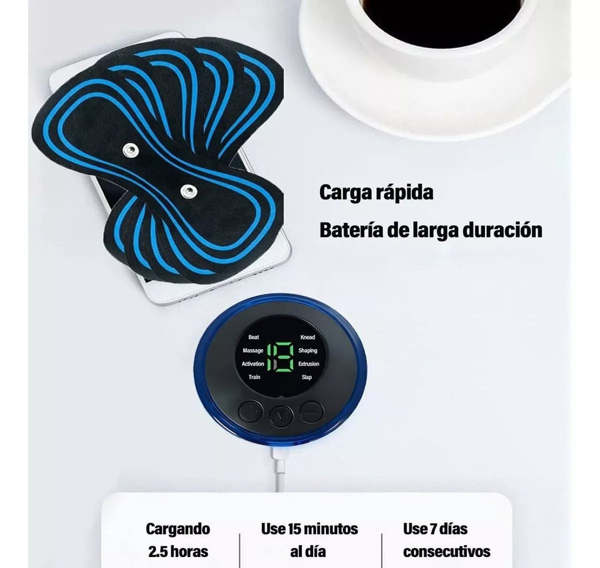Mini Parche Masajeador Eléctrico || Oshop